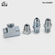 Hubsports- 4AN To 1/8 NPT Adapter 3 Way T Fitting Universal Fuel /Oil /Gas /Water 4 -4AN -4 HU-CGQ20