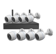 (ชุด 8 ตัว) EZVIZ ชุดกล้องไร้สาย (กล้องรุ่น H3C-Color = 8 ตัว + NVR 8ch รุ่น NVR-CS-X5S 8ch = 1 เครื