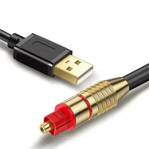 GW-USB To Optical Audio Adapter USB To Optical Cable USB To Optical Audio Converter Cable USB A To S