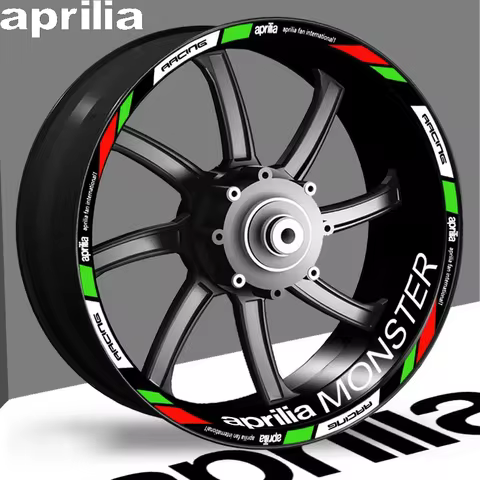 For Aprilia Wheels Stickers Motorcycle Accessories Pegaso Tuono Shiver GPR RS SR GT RS660 RSV4 RS4 V