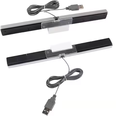 USB Sensor Bar for Wii, Replacement Wired Infrared Ray Sensor Bar for Nintendo Wii and Wii U Console