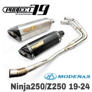 PROJECT79 Exhaust Modenas Z250 Ninja250 18-24 Full System Tabung Muffler Stainless Steel NINJA 250 A