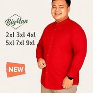 KEMEJA Jumbo long-sleeved Pique shirt xxxl xxxxl Shirt POLO BIG Oversize Size 9xl 7xl 5xl