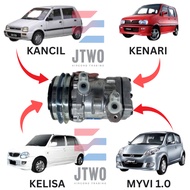 ✅PREMIUM QUALITY✅AIRCOND COMPRESSOR UNTUK PERODUA KANCIL/ KELISA/ KENARI/ MYVI 1.0 DENSO SYSTEM (ND)