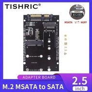 TISHRIC HOT M2 NGFF Msata SSD To SATA 3.0 6.35 Cm Adapter Plate SATA 6.0Gbps To M2 NGFF SATA SSD To 