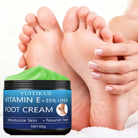YUITIKUE Vitamin E +35% Urea Foot Cream Moisturize Nourish Dry Feet Hands Silky Texture