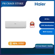 (NEW MODEL) HAIER VRB SERIES 1.0HP-2.5HP UV COOL SMART+ AIR CONDITIONER | HS-10VRB06 HS-13VRB03 HS-1