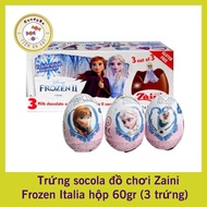 Zaini Frozen Italia toy chocolate eggs box 60gr (3 eggs)