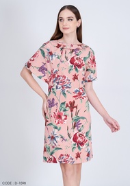 VERONIQA Dress VE-D1598 พีชสกิน แขนสั้น IGPU25-7