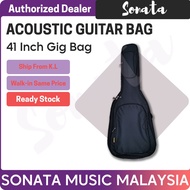 【Ready Stock】Sonata Quality 41' 41 inch Gig Bag for Acoustic Guitar / Acoustic Guitar Bag / 41" Acou