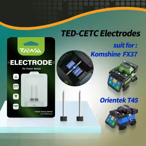 Original Fiber Optical Electrodes For Komshine FX39 GX39 Orientek T40 T45 Fusion SplicerFusion Splic