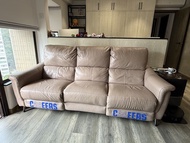 芝華仕三座位電動真皮梳化 Cheers sofa