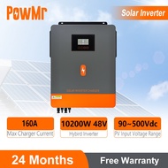 PowMr MPPT 10.2kw On-grid /Off-grid Hybrid Inverter 48Vdc 230VAC PV Panel Input 500vdc Pure Sine Wav