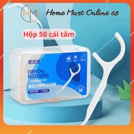 Dental floss, box of 50 thin floss, protects teeth