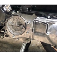 NVX V1 V2 & NMAX V2 COVER CVT TRANSPARENT CLEAR TEDAL PAPAN CVT 3MM SCREW 1SET ENGINE COVER NVX155