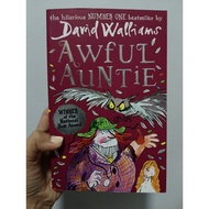 Pre-loved Authentic Book | Teen Fiction | David Walliams - Awful Auntie