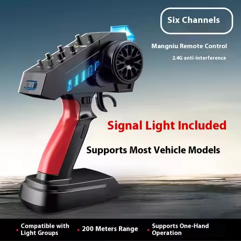 6ch 2.4g Transmitter Remote Control Receiver 40a Esc For Mn111 Mn D90 Mn99s Mn78 Mn86 Mn128 Mn168 Wp