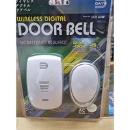 DAIYO  DDB 43W WIRELESS  DIGITAL  DOOR  BELL