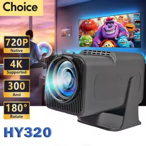 Magcubic HY320: 4K Android 11 Projetor, 390ANSI Native 1080P | Dual WiFi6/BT5.0, 1920*1080P Portable