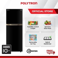 New POLYTRON Kulkas 2 Pintu 300L Inverter New Belleza Big Liter PRM 43