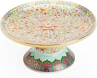 Ceramic Fruit Tray with High Feet for Living Room, 17.8cm 7in, Table Nut Bowl Ceramic Snack Plate Tr