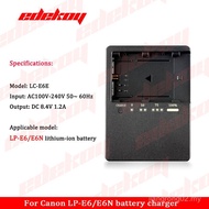 LC-E6E Suitable for Canon LP-E6 E6N Battery 5D2 5D3 70D 80D Digital Camera Charger OZVN