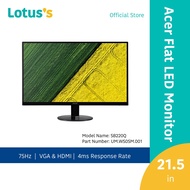 Acer SB220Q 21.5 inch IPS FHD 75Hz Flat LED Monitor