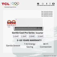 TCL inverter aircond 1.5/2.0/2.5hp gentle cool pro series, Wifi Control, 6-In-1 Filter