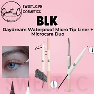 BLK Cosmetics Waterproof Micro Tip Liner + Microcara Duo