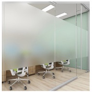 2米長靜電磨砂隔熱防窺玻璃貼 - 45CM寬 (純磨砂)