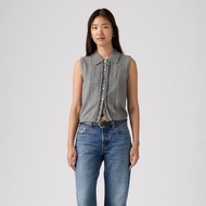 Levi's® Women's Supersoft Mini Ruffle Vest Top 005A7-0000