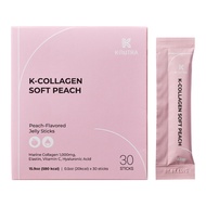 K-Nutra K-Collagen Soft Peach (15.9oz, 30 Sticks) - Skin, Hair, Nail Health, Tasty Jelly, Fast Absor