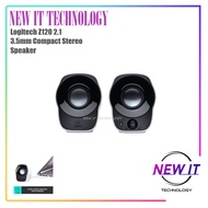 Logitech Compact Stereo Speaker Z120&Z121&S150 with 3.5mm Audio Input USB Powered,Cable Management&P
