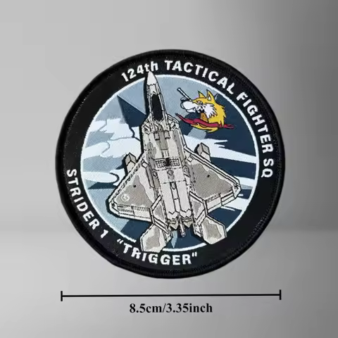 Ace Combat Fabric Patch Tactical Game Surrounding Morale Badge Hook Loop Military Patches Backpack C
