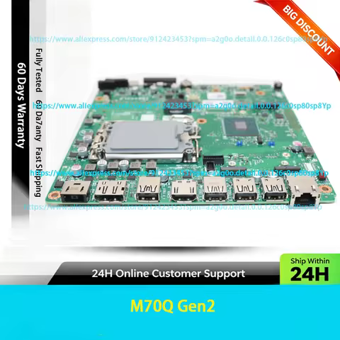 For Lenovo ThinkCentre M70Q Gen2 Motherboard IB5X0IL2 NM-D331 5B20U54721 5B20U54722 LGA1200 B560 DDR