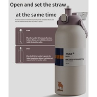 [MOZ Sweden] One Touch Vacuum Bottle – 316 Stainless Steel | Large-Capacity 1300/1700ml