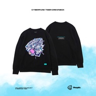 Hornycupcakes X Evos - Cyberpunk Black Crewneck
