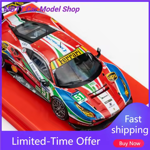 TW 1:64 Ferrari F40 488 GTE 24 Hours of Le Mans Die-Cast Car Model Gifts Guys Love to Collect