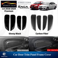 HermanAuto Proton Saga New VVT 2016-2024 Car Door Trim Panel Frame Garnish Accessories Saga Baru Aks