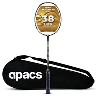 Apacs Z-Ziggler Limited Edition Unstrung Badminton Racquet with Full Cover (Black, 38 LBS)