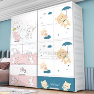 SUPERACK Kids Children Baby Wardrobe Cabinet Clothes Storage Rack Almari Baju Budak