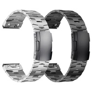 22mm 26mm Quick Fit Titanium Metal Watch Band Bracelet compatible For Garmin Fenix 7X 7 6X Pro 5X Plus/ Instinct/Epix Strap Wristband