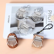 Kalimba Mini Finger Piano 8 Keys Musical Instrument Thumb Piano Acrylic Wood Material Transparent Cr