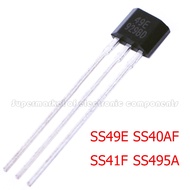 10PCS SS40AF SS41F SS495A SS49E 40AF 41F 495A 49E OH41F SS495A1 Ehigh Sensitivity Hall Sensor SS40 S