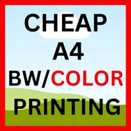 [Printing Service] A4 Black & White / Colour Print
