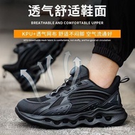 Fast Shipping Men Safety Shoes Steel Toe Anti-Puncture Lightweight Breathable Work Boots Air Cushion