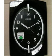 HITAM Seiko Qxa519K Wall Clock Product - Black Fast Delivery