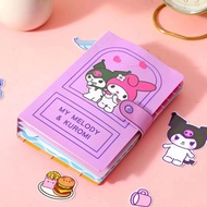 Sanrio DIY Slime kuromi book Squishy Toys Pop It Toys Mymelody Fidget Toys Quiet Book Decompression 