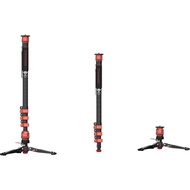 iFootage Cobra 3 Carbon Fiber Monopod with Pedal-Release Mini Tripod Base