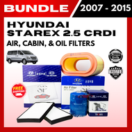 BUNDLE SALE! AIR CABIN & OIL FILTERS for HYUNDAI STAREX 2.5 CRDi (Diesel) (2007 - 2015) (28113-4A001